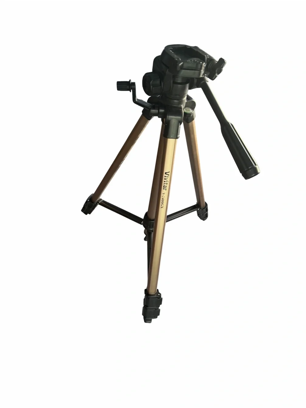 Vivitar V-2400GX Extendable Camera Tripod with 3-Way Pan Head & Carrying Hook